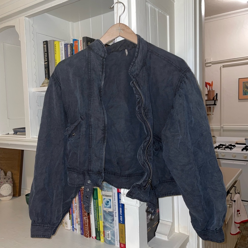 Free People Grey Jacket - Size XS